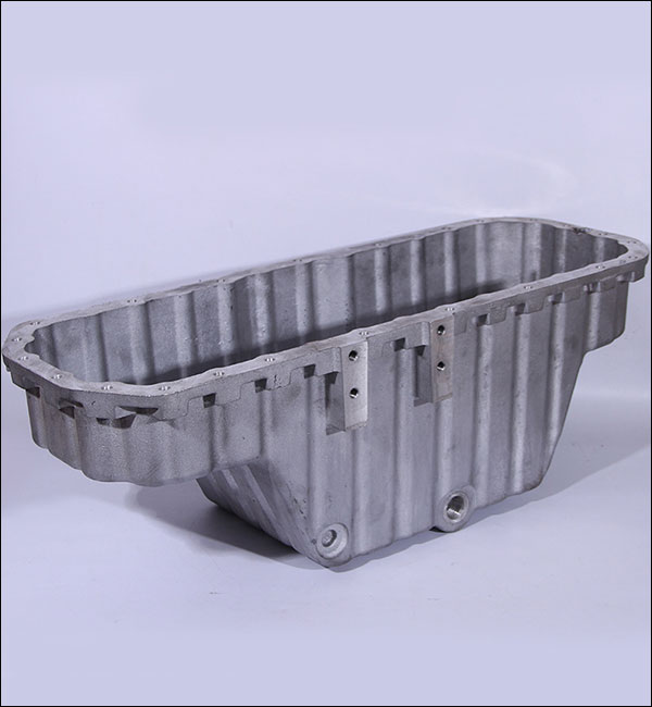 Aluminum Sand Cast Ribbed Trough - Rectangular trough with longitudinal reinforcing ribs