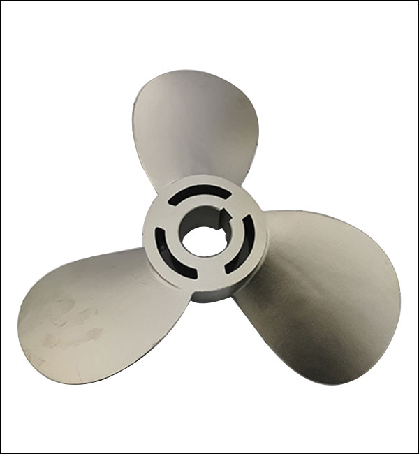 Three-blade marine propeller casting