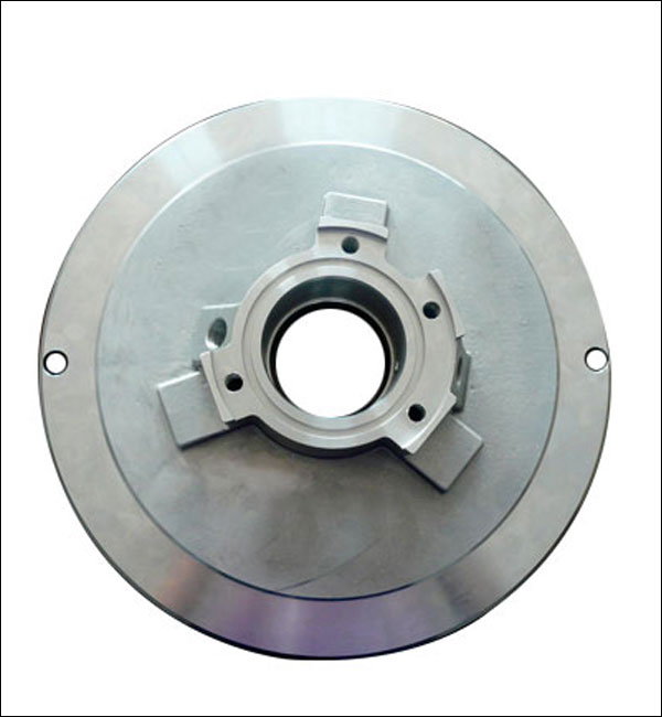 Circular mounting flange with bolt pattern